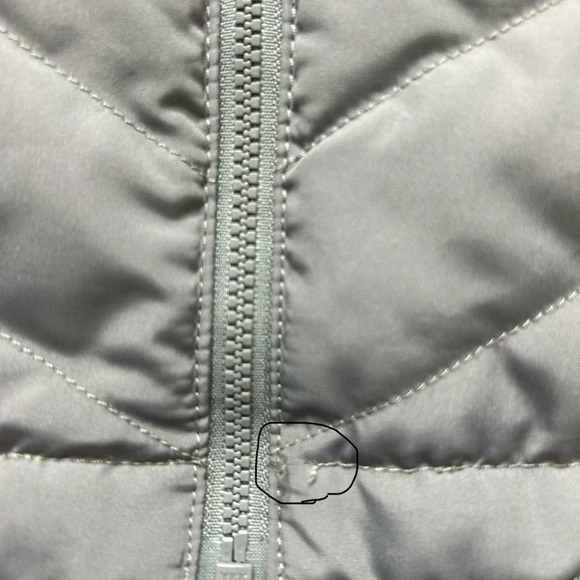 NORTH FACE WOMENS ZIP UP PUFFER JACKET 550 Sz M - Picture 15 of 15